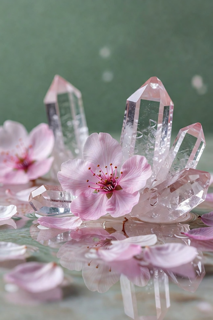 桜と石英